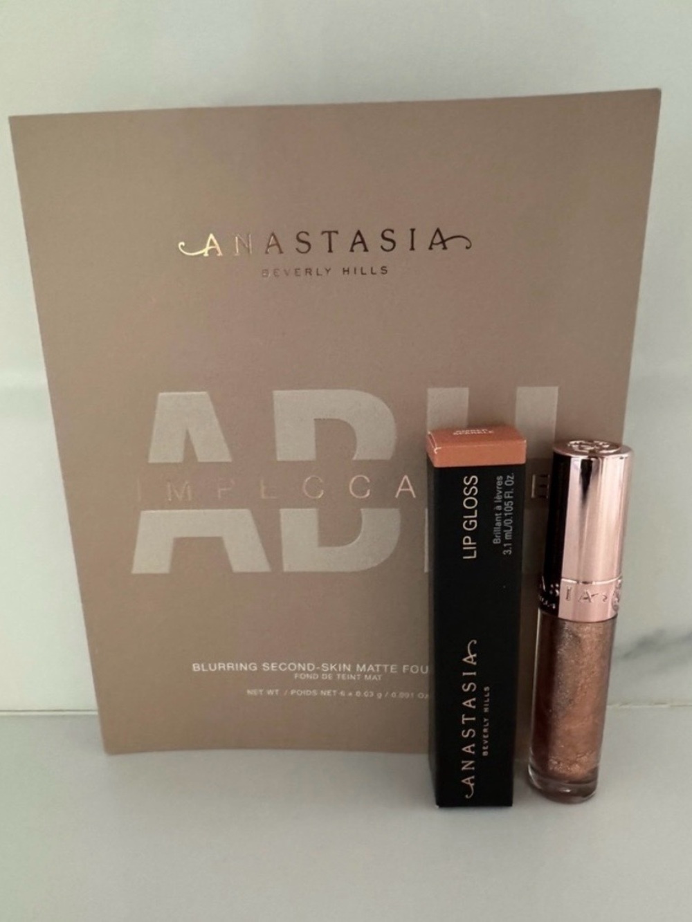Anastasia Beverly Hills amber sparkle, lip gloss